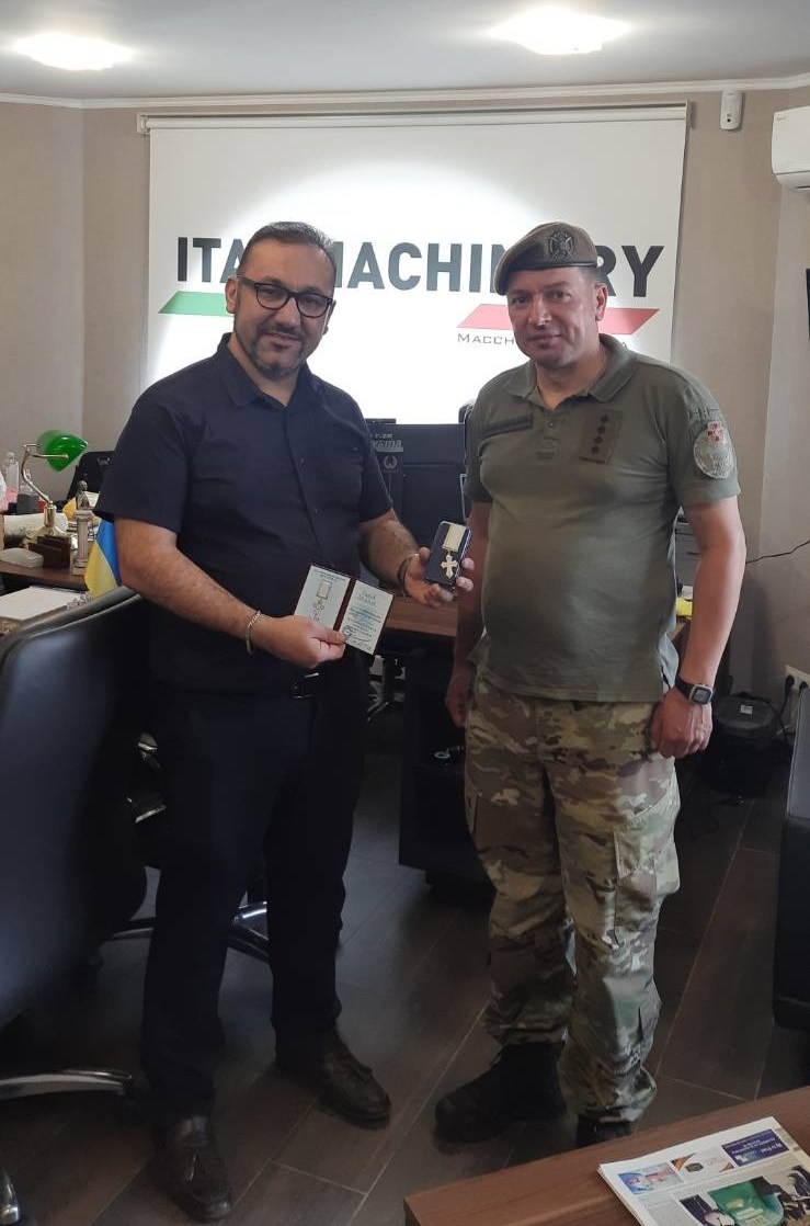 Association President honoured by the Armed Forces of Ukraine