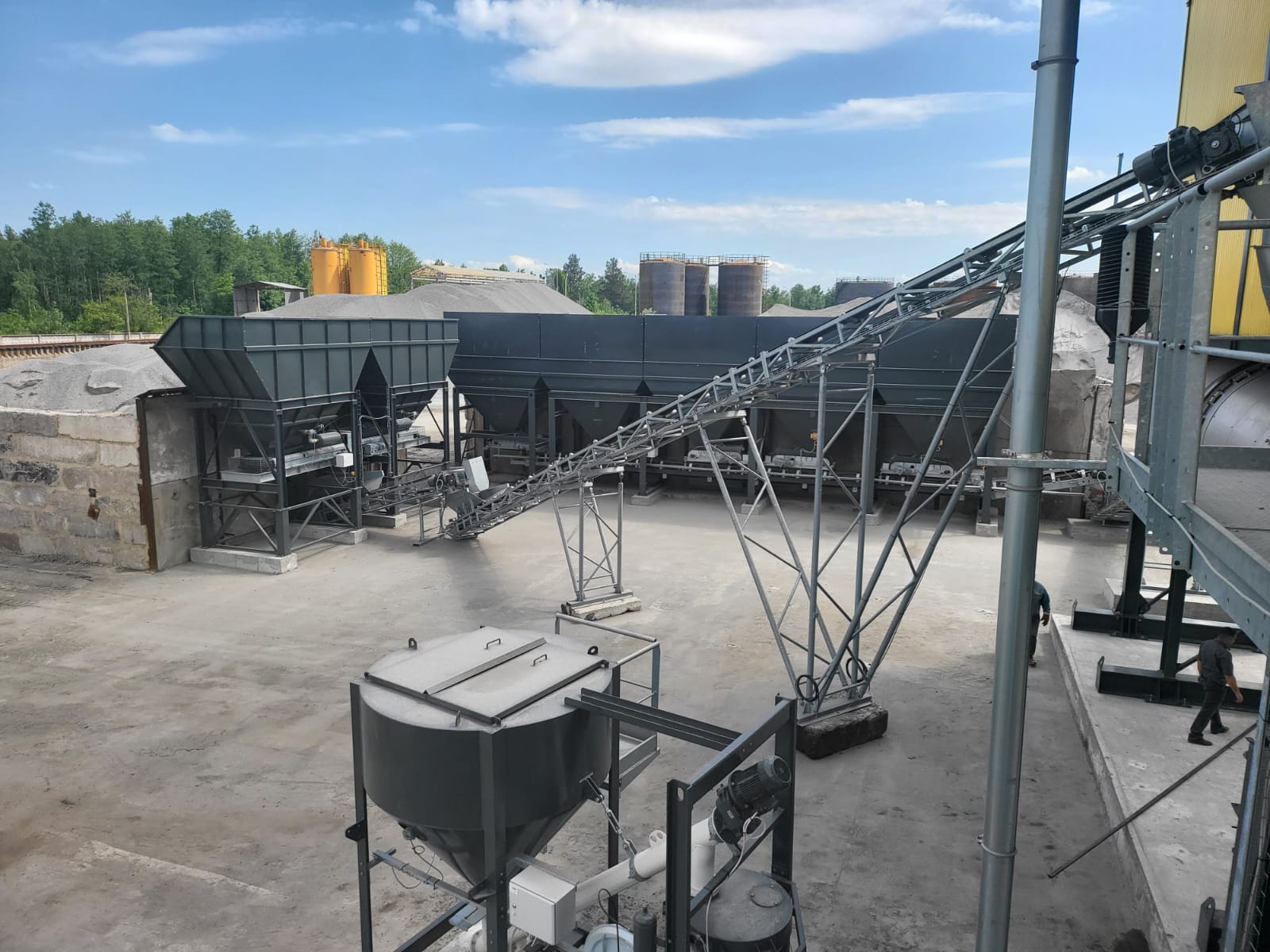 Launch of a new asphalt plant